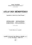 Copertina  Atlas des Hémiptères : généralités, Hétéroptères, Homoptères, Thysanoptères