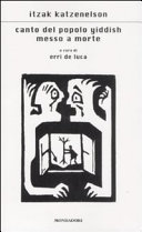 Copertina  Canto del popolo yiddish messo a morte