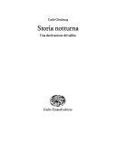 Copertina  Storia notturna : una decifrazione del sabba