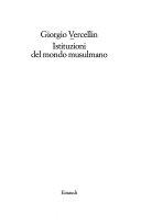 Copertina  Istituzioni del mondo musulmano
