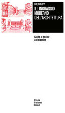 Copertina  Il linguaggio moderno dell'architettura : guida al codice anticlassico
