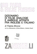 Copertina  Dizionario di false analogie e ambigue affinità tra inglese e italiano