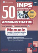 Copertina  INPS 50 amministrativi : area funzionale B, posizione economica B1