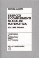 Copertina  Esercizi e complementi di analisi matematica 2