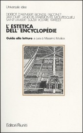 Copertina  L'estetica dell'Encyclopédie
