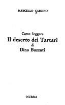 Copertina  Come leggere Il deserto dei Tartari di Dino Buzzati