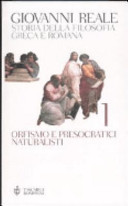Copertina  Orfismo e Presocratici naturalisti