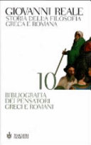 Copertina  Bibliografia dei pensatori greci e romani : schedario dei pensatori antichi e loro produzione filosofica con una bibliografia selezionata