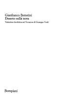 Copertina  Deserto sulla terra : variazione favolistica sul Trovatore di Giuseppe Verdi