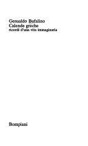 Copertina  Calende greche : ricordi di una vita immaginaria