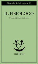 Copertina  Il Fisiologo