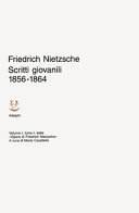 Copertina  1.1: Scritti giovanili 1856-1864