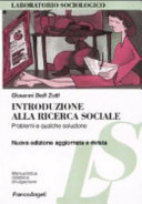 Copertina  Introduzione alla ricerca sociale : problemi e qualche soluzione
