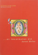 Copertina  ... Et incarnatus est