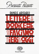 Copertina  Lettere a una dodicenne sul fascismo di ieri e di oggi