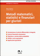 Copertina  Metodi matematici, statistici e finanziari per giuristi