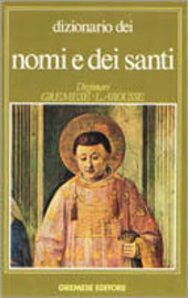 Copertina  Dizionario dei nomi e dei santi