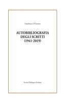 Copertina  Autobibliografia degli scritti : 1941-2019