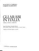Copertina  Gli Arabi in Italia : cultura, contatti e tradizioni