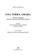 Copertina  Una terra amara : Il Friuli occidentale dalla fine dell'Ottocento alla dittatura fascista : Società, organizzazioni operaie e contadine e Partito Socialista