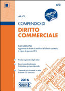Copertina  Compendio di diritto commerciale